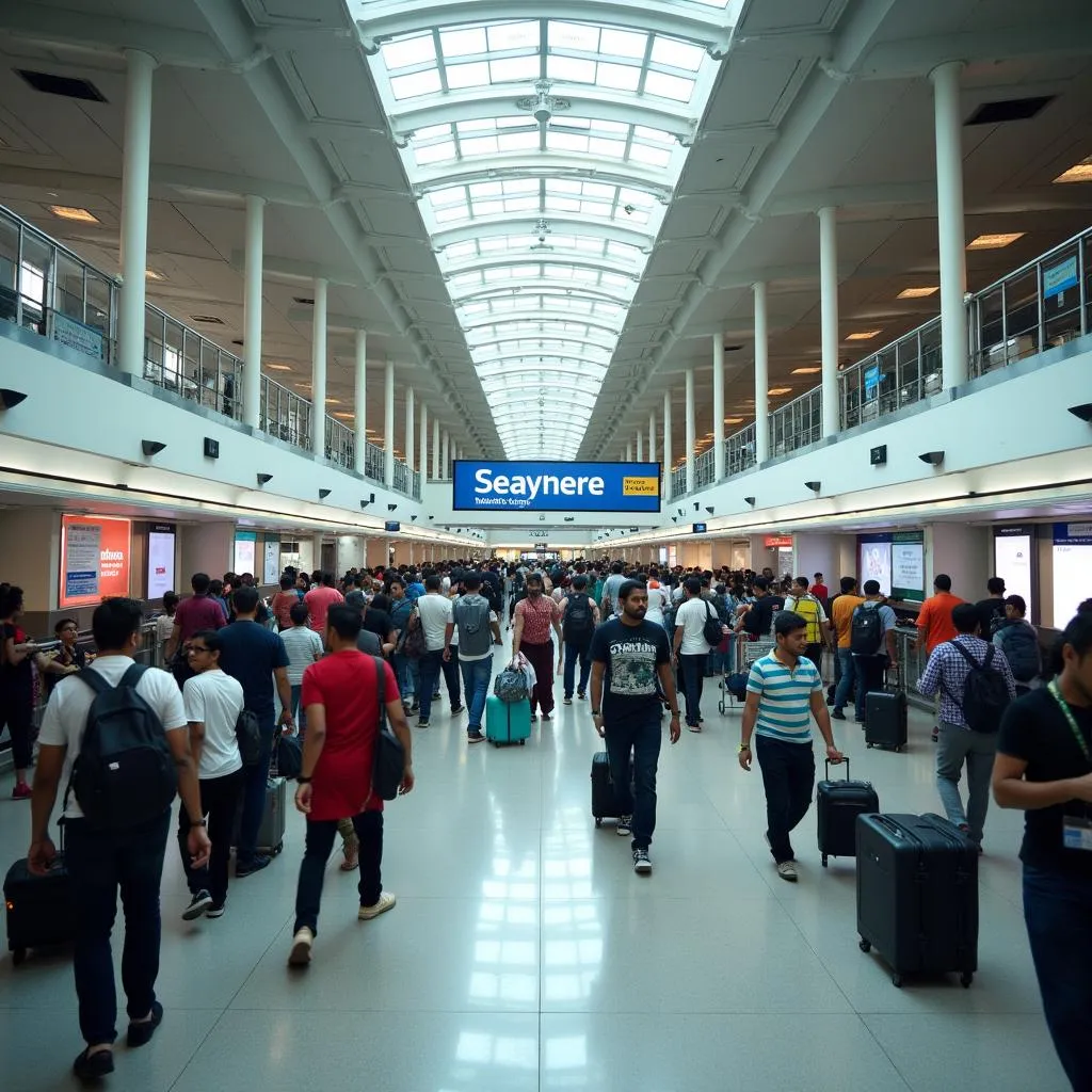 Kolkata Airport Terminal 1 Departure Area