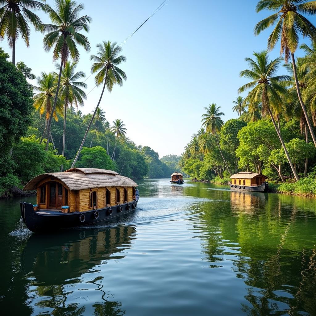 Kollam Backwaters Scenery