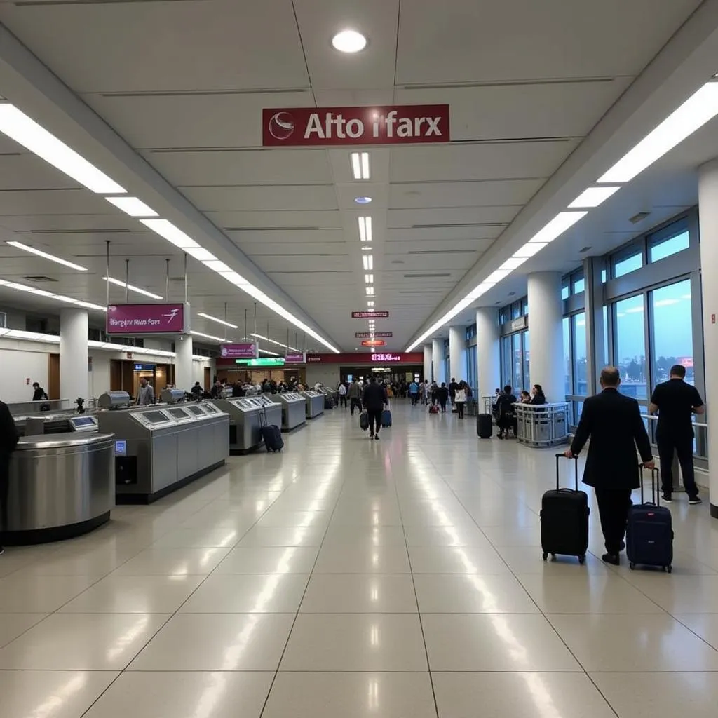 Kusadasi Airport Baggage Claim Area