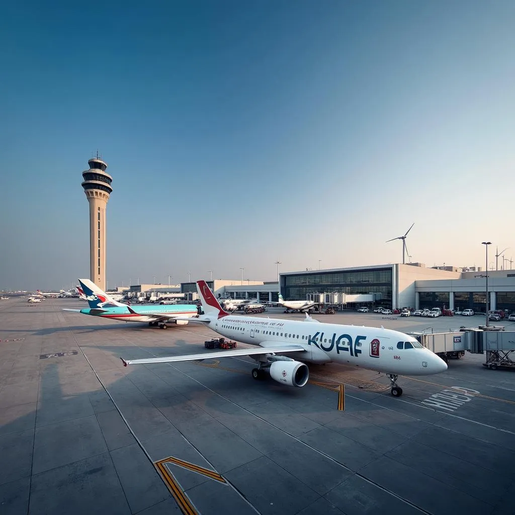 Kuwait International Airport (KWI) in Kuwait City, Kuwait