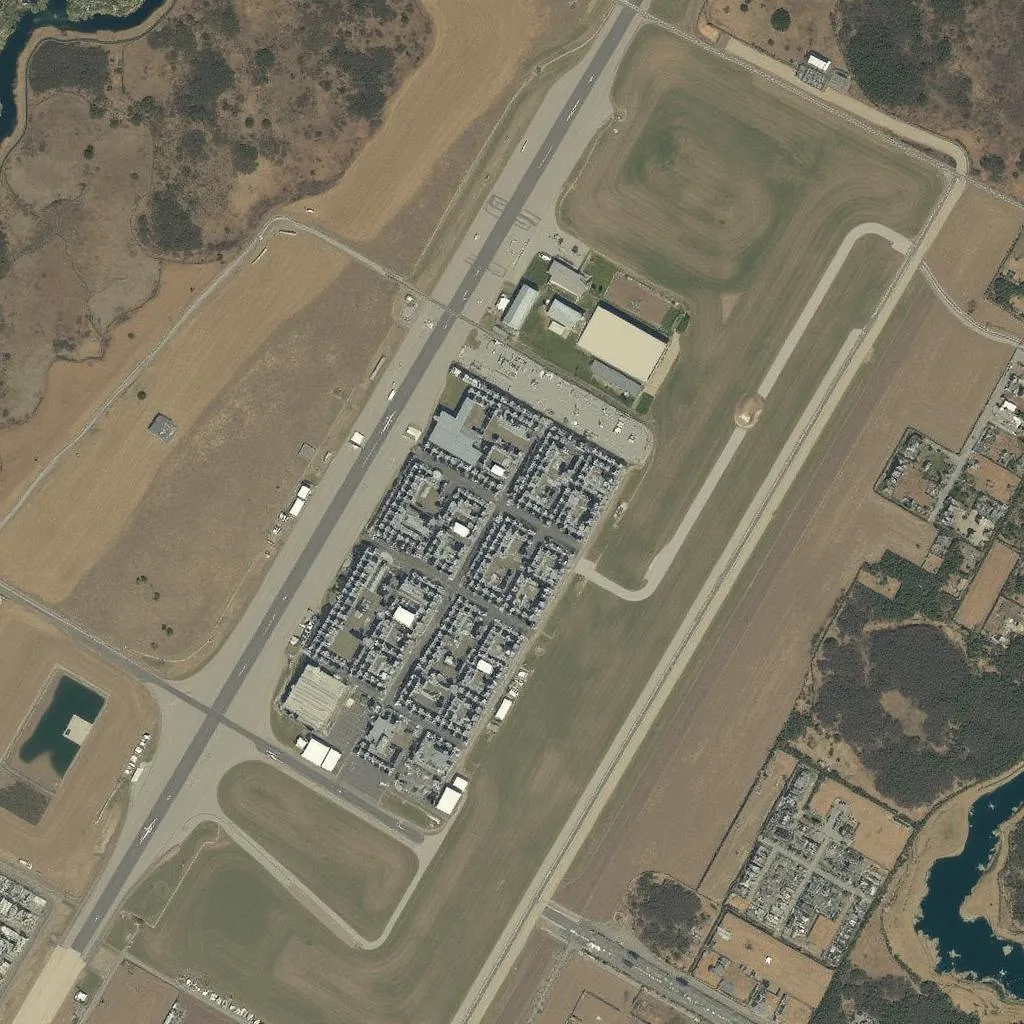 Airport with largest land area