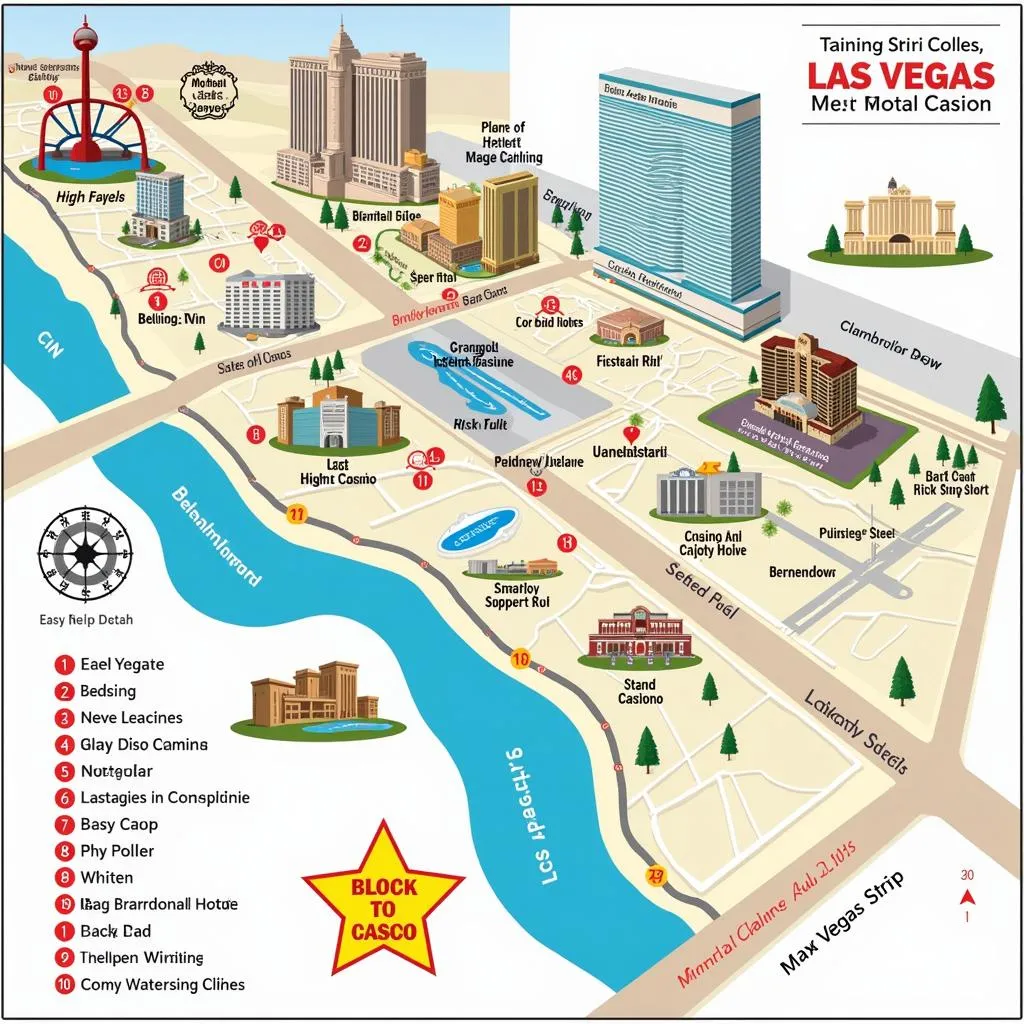 Popular Landmarks on the Las Vegas Strip