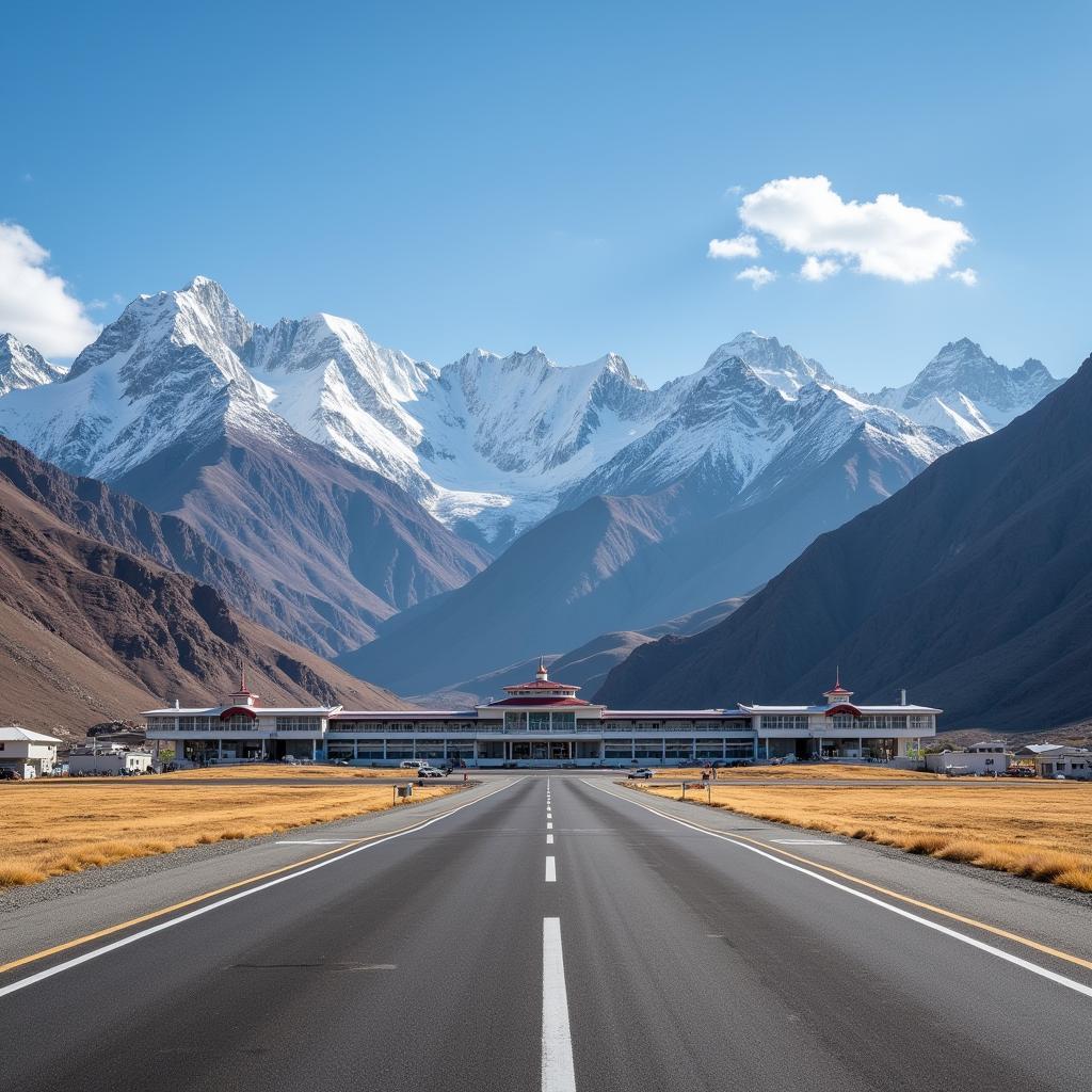 Kushok Bakula Rimpochee Airport in Leh