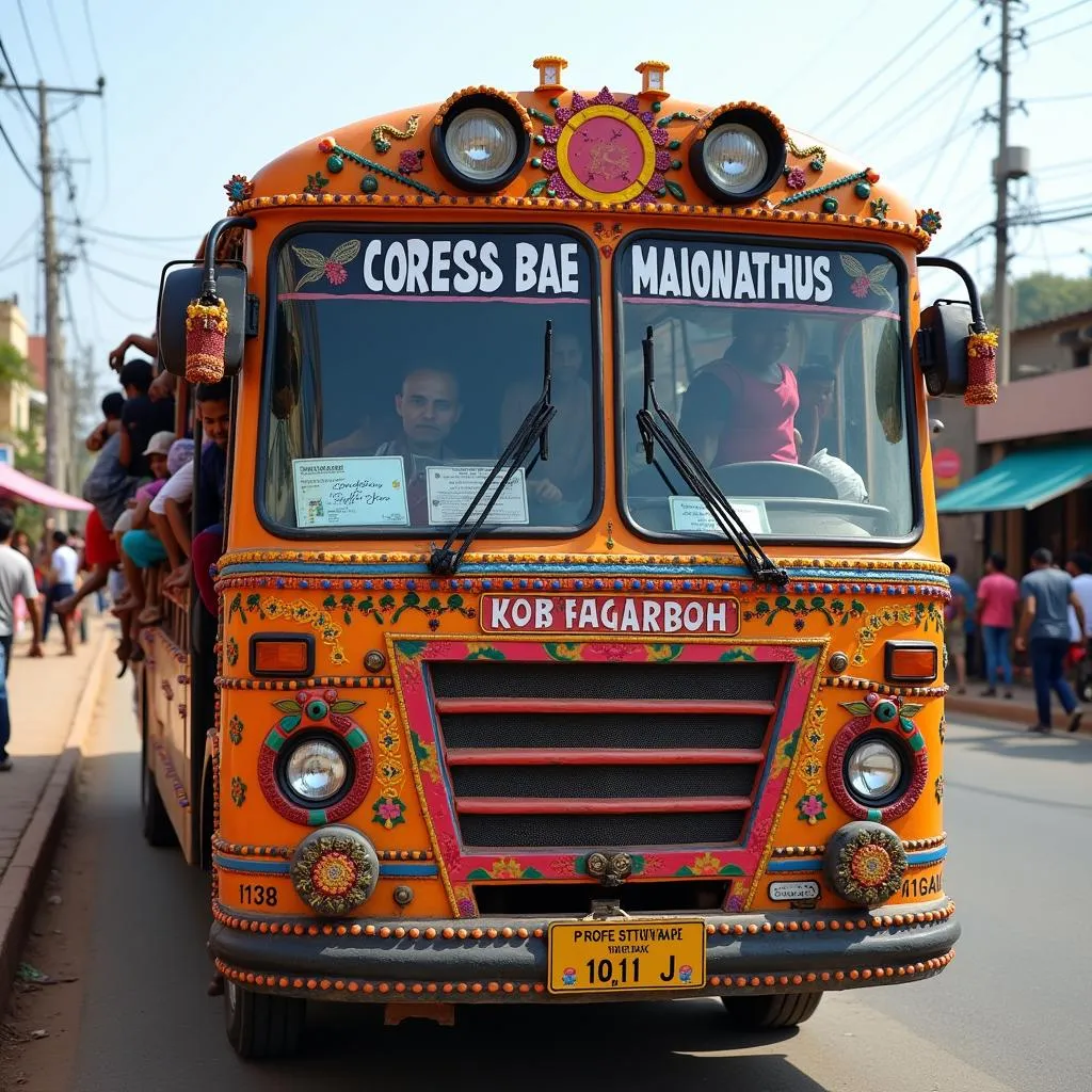 Local Bus in Goa