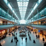 London Heathrow Airport Terminal Interior