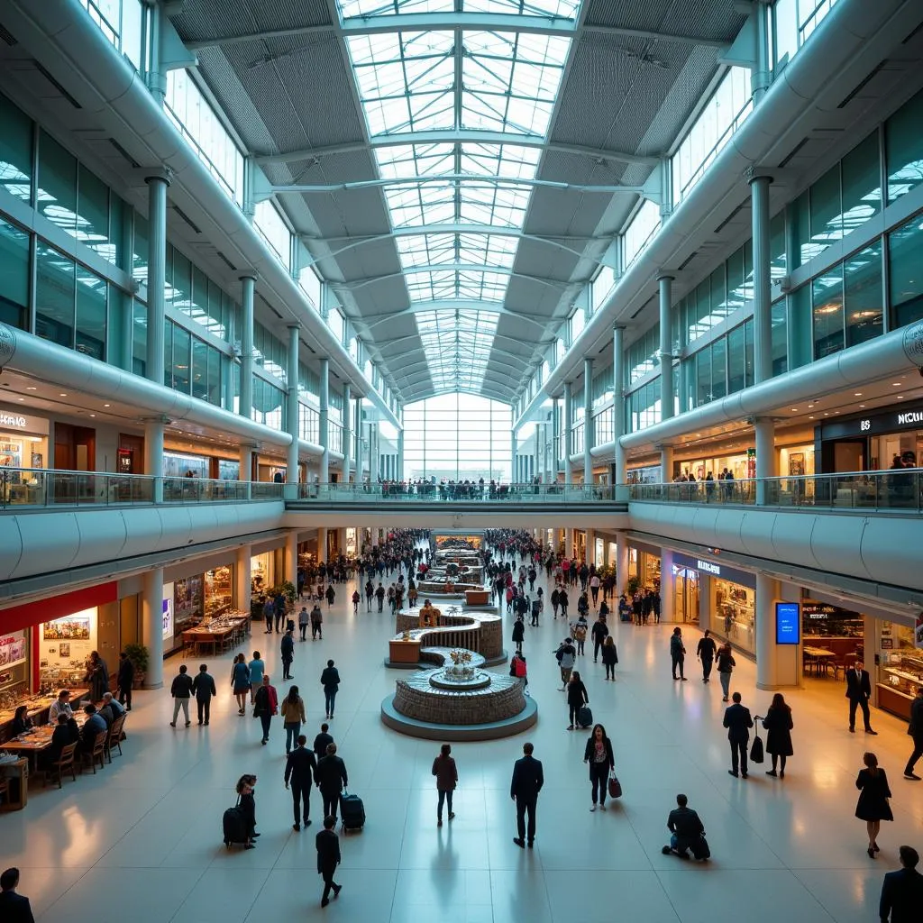 London Heathrow Airport Terminal Interior