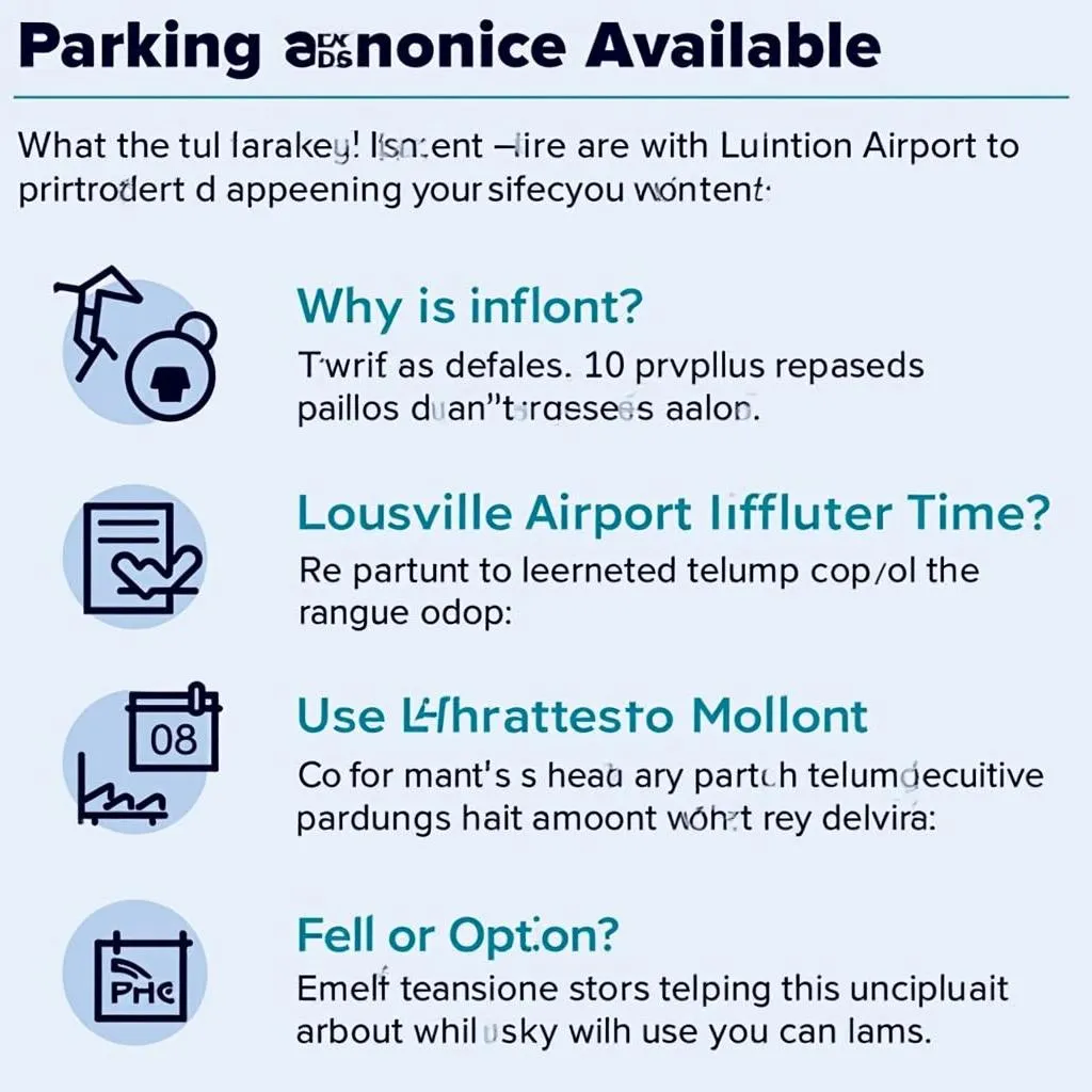 Parking options at Louisville Airport