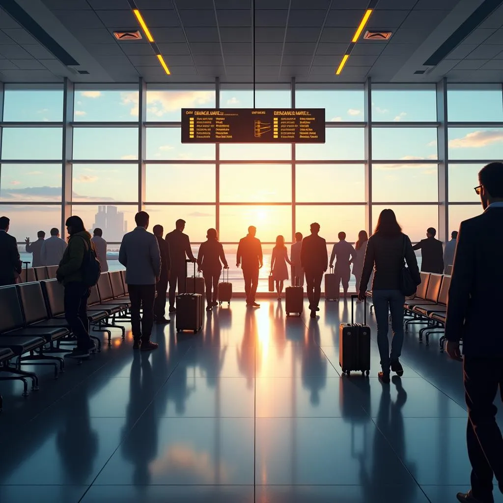 Lucknow Airport Departures Gate