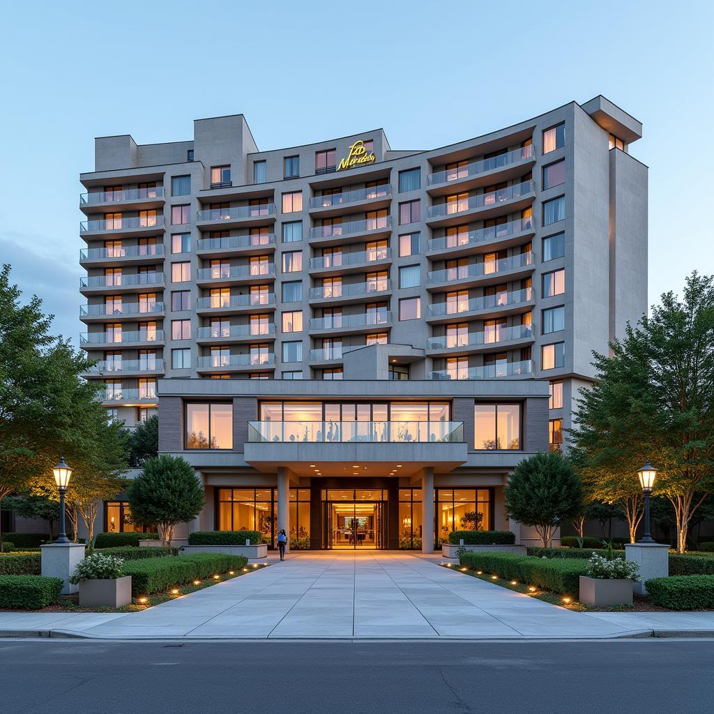 Luxury Hotel Exterior in Aerocity