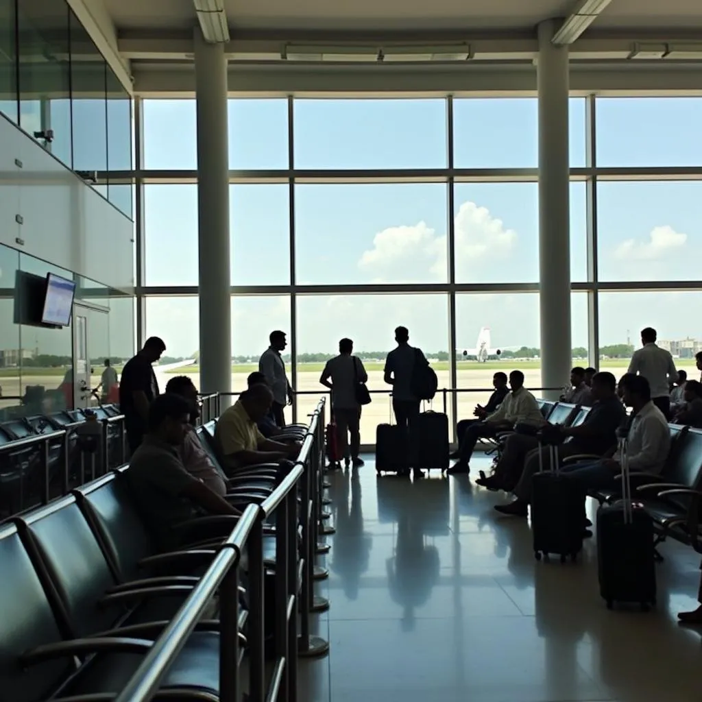 Madurai International Airport Departure Lounge