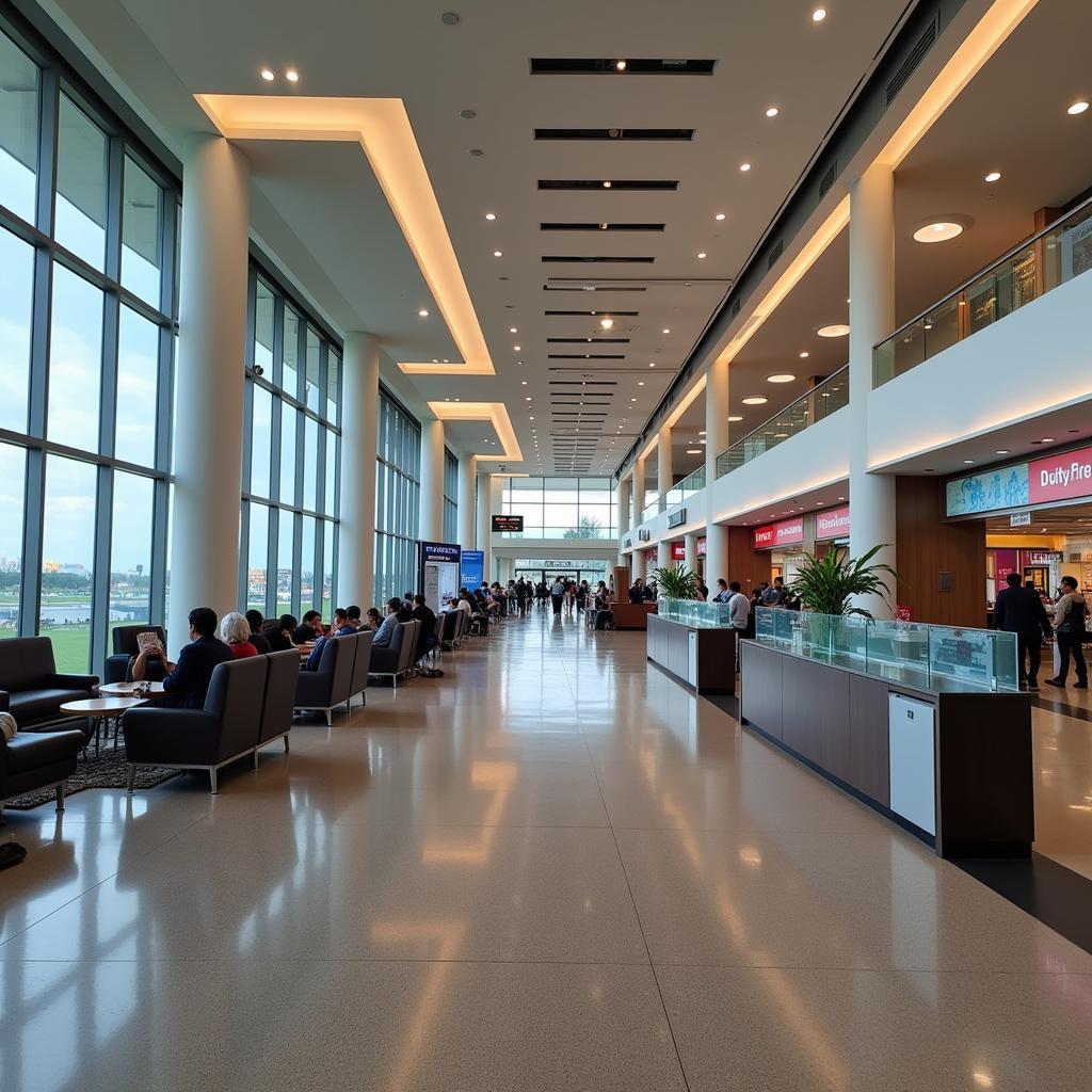 Mandalay Airport Interior Departure Lounge