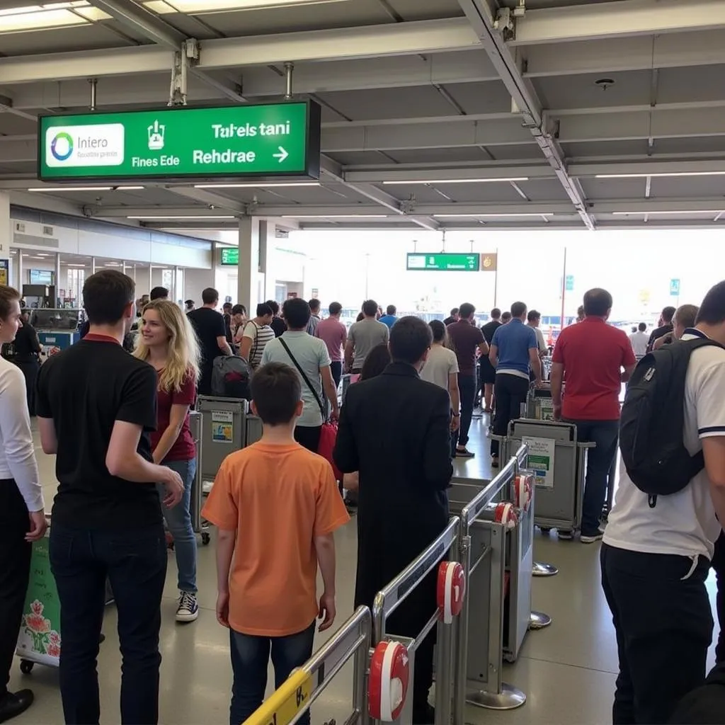 Pre-paid taxi stand at Mangalore International Airport