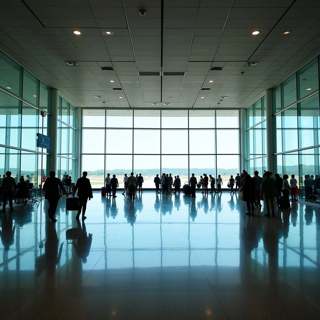 Modern and spacious terminal building at Mangalore International Airport