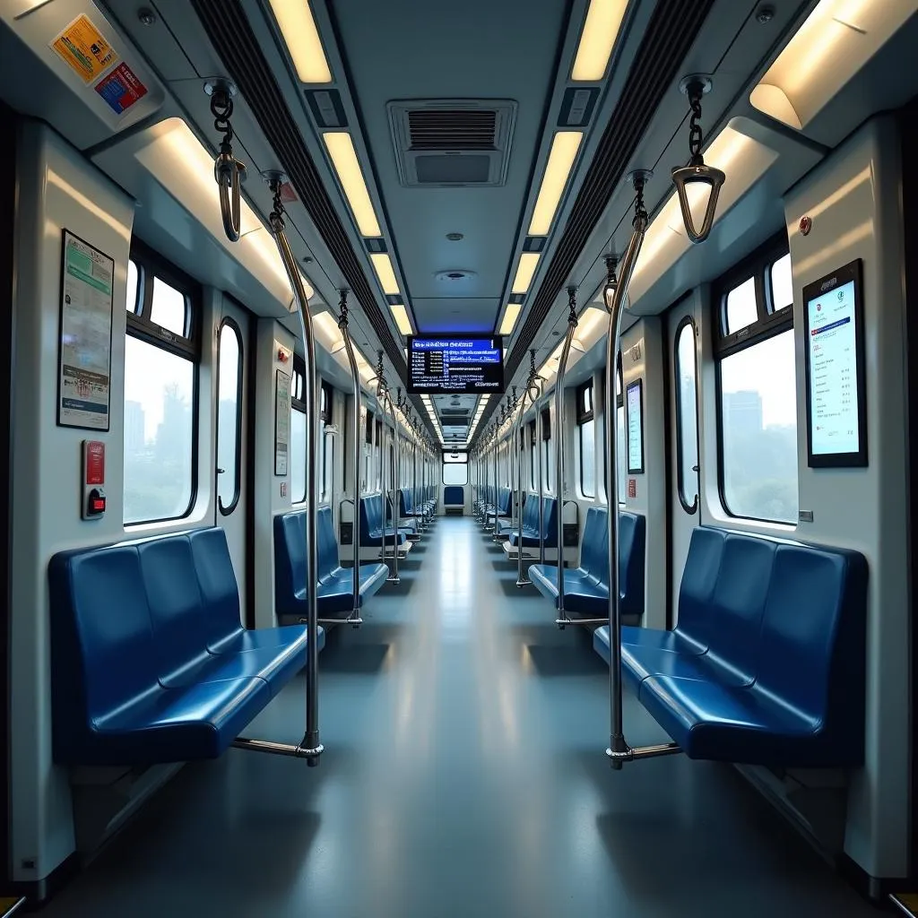 Metro Train Interior