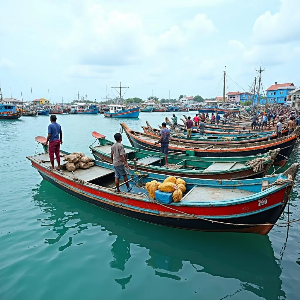 Minicoy Island Traditional Fishing Boats