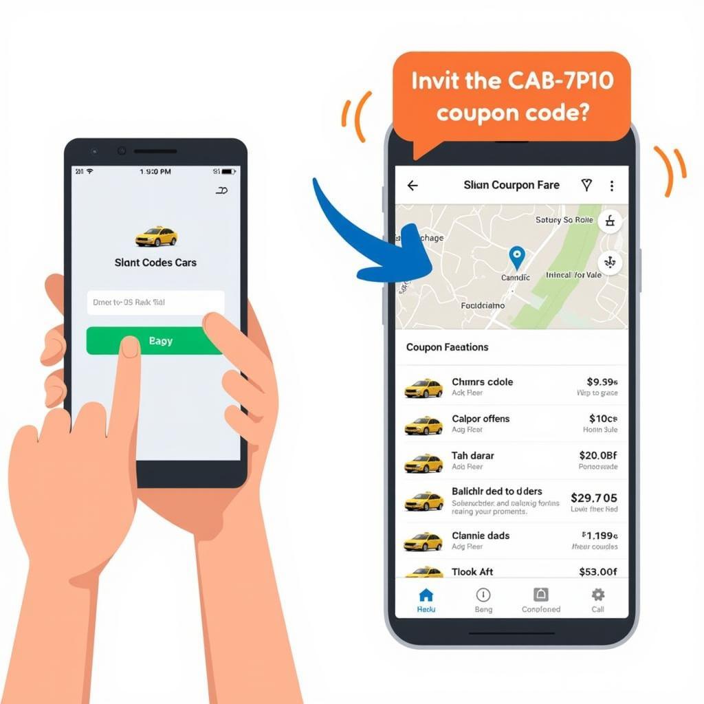 MMT Airport Cab Coupon Booking Process