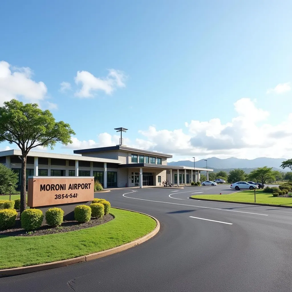 Moroni Airport Terminal Exterior