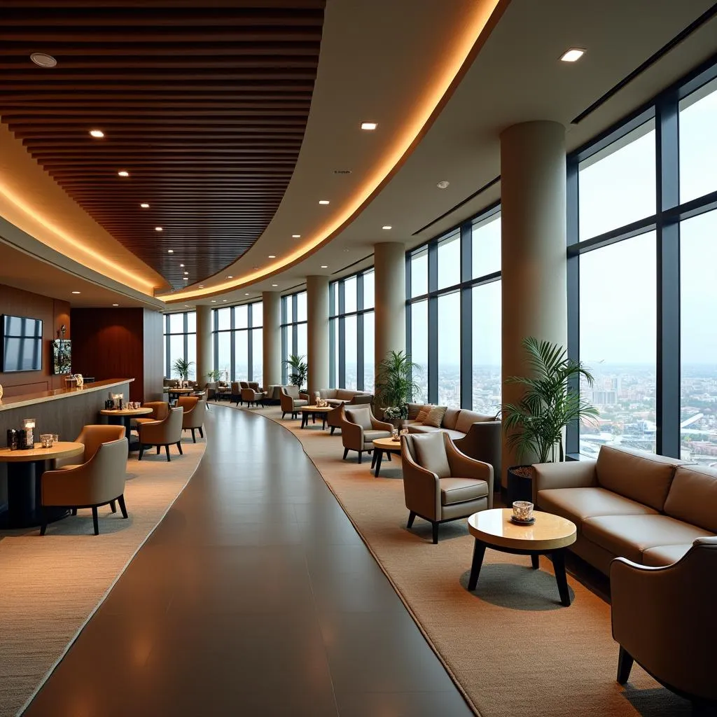 Mumbai Airport Lounge Interior