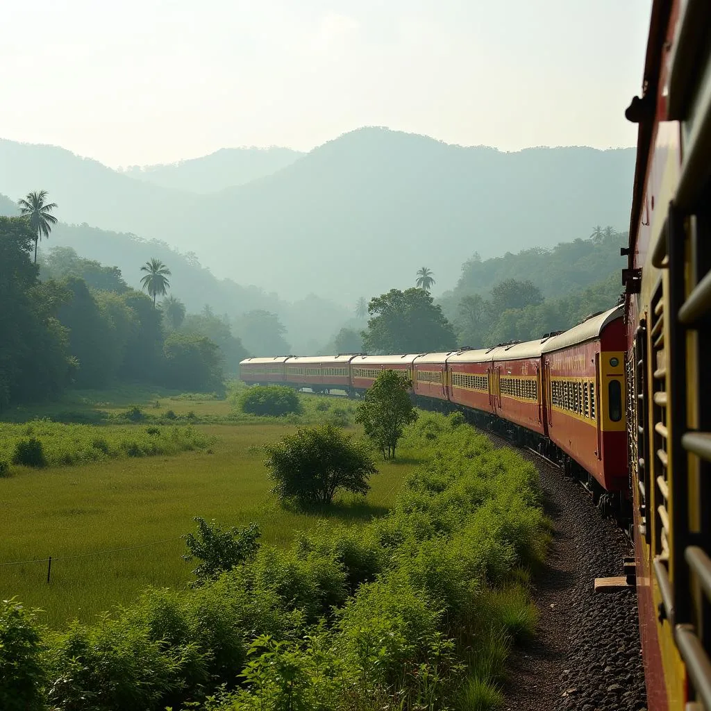 Train journey from Mumbai Airport to Pune