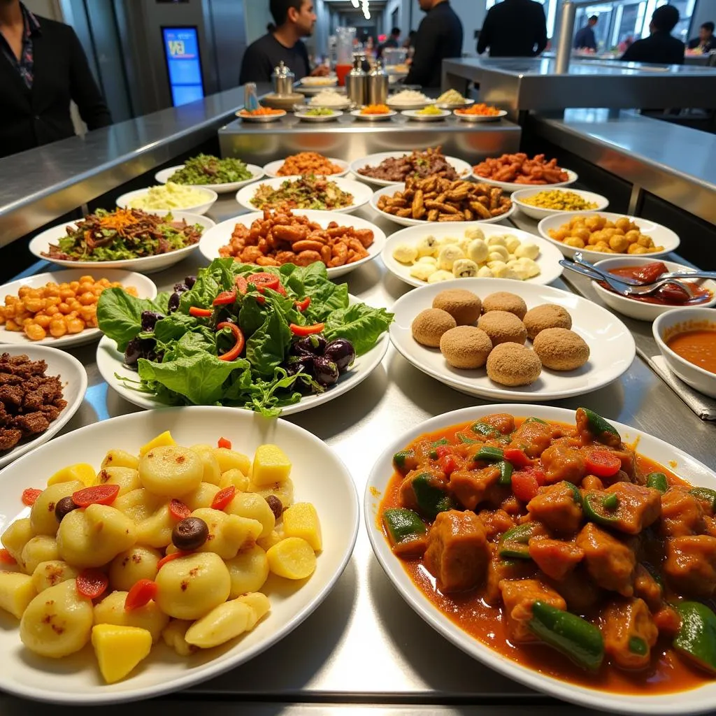 Vegetarian Options at Mumbai Airport T2 Food Court