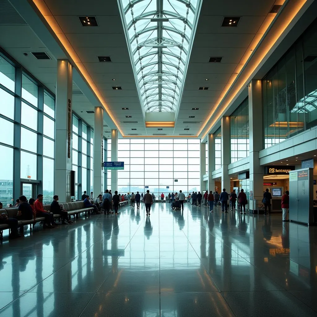 Modern and Spacious Mumbai Airport Terminal 2