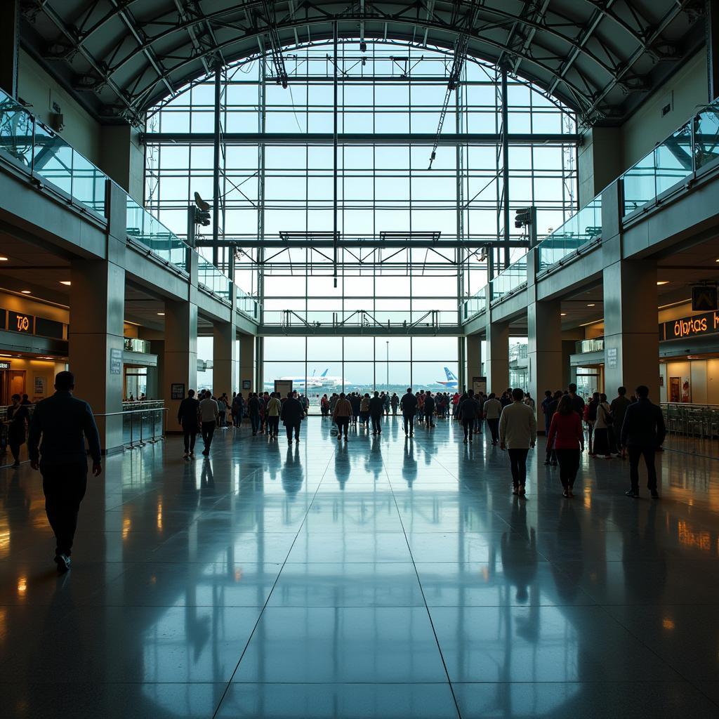 Mumbai Airport Terminal Exterior