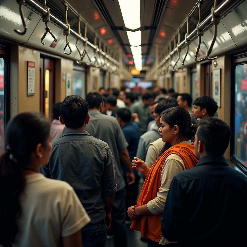 Mumbai Local Train Interior