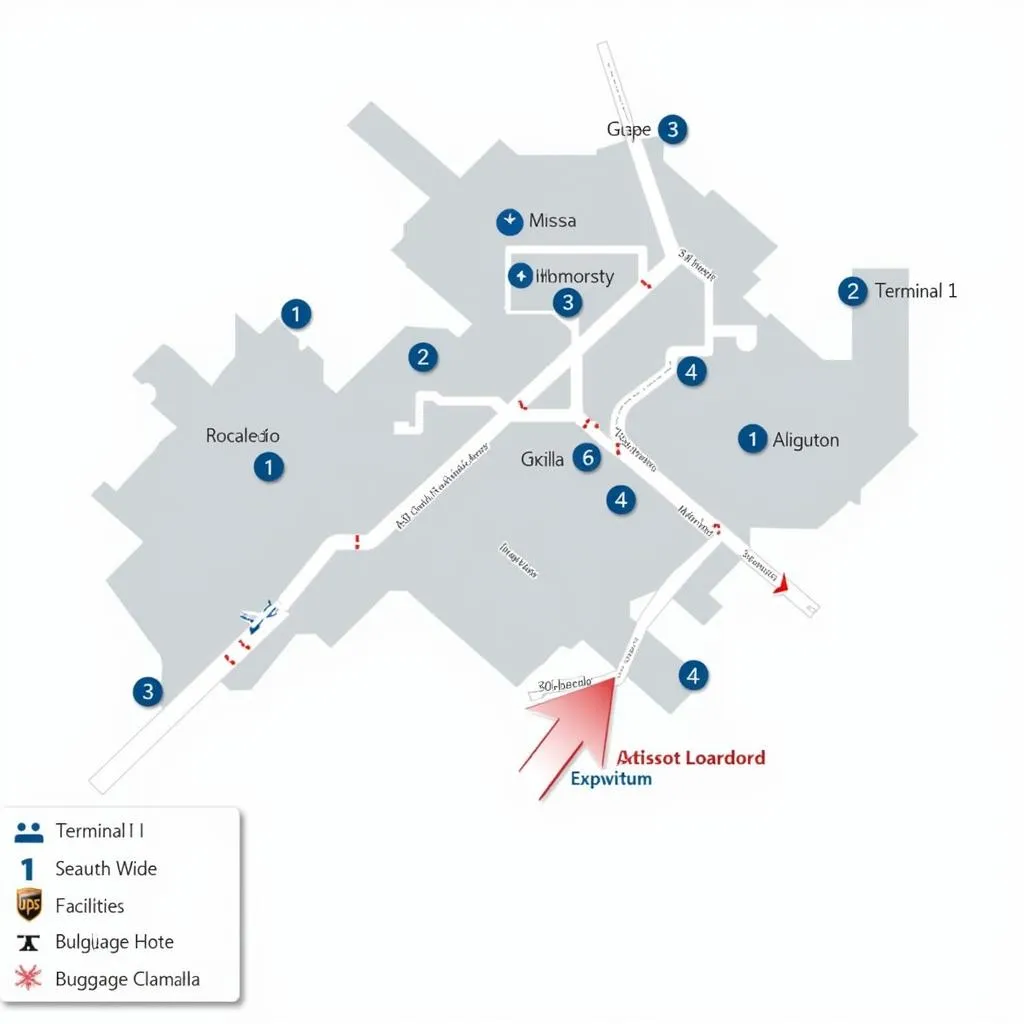 Muscat Airport Terminal Map