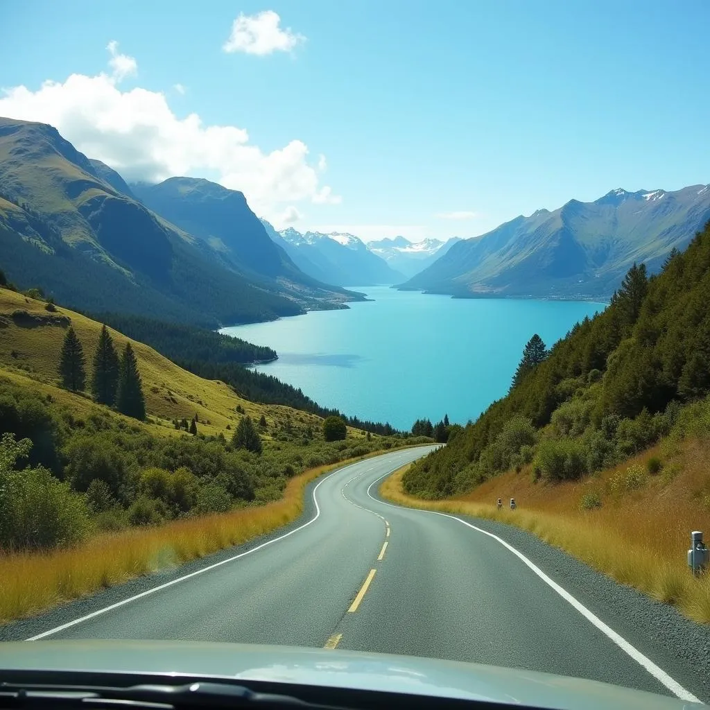 Scenic Road Trip in New Zealand