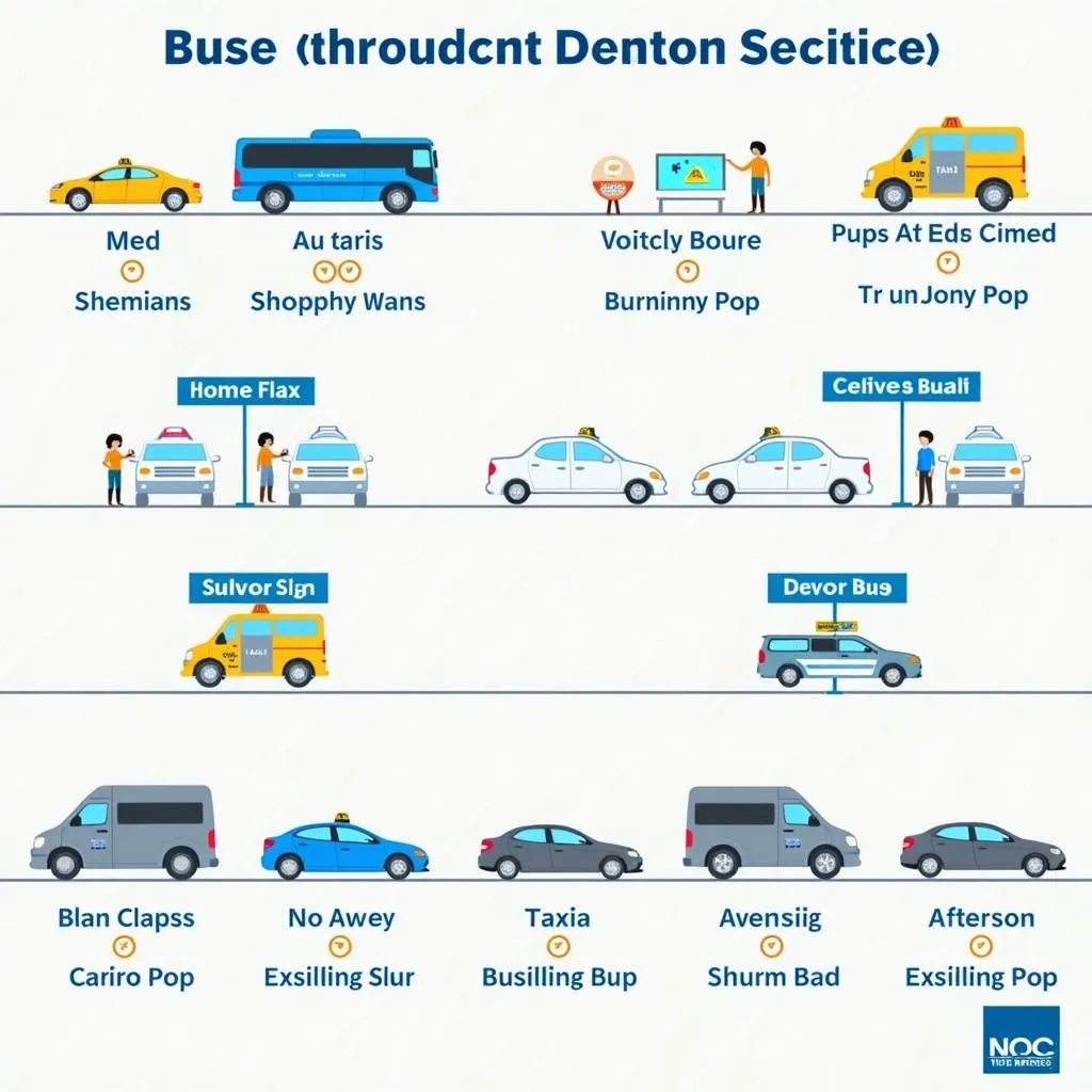 NOC Airport ground transportation options