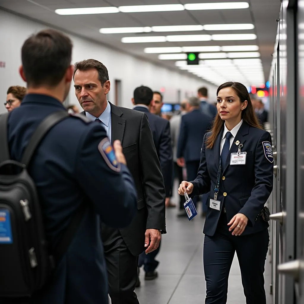 O'Hare Airport Security Checkpoint