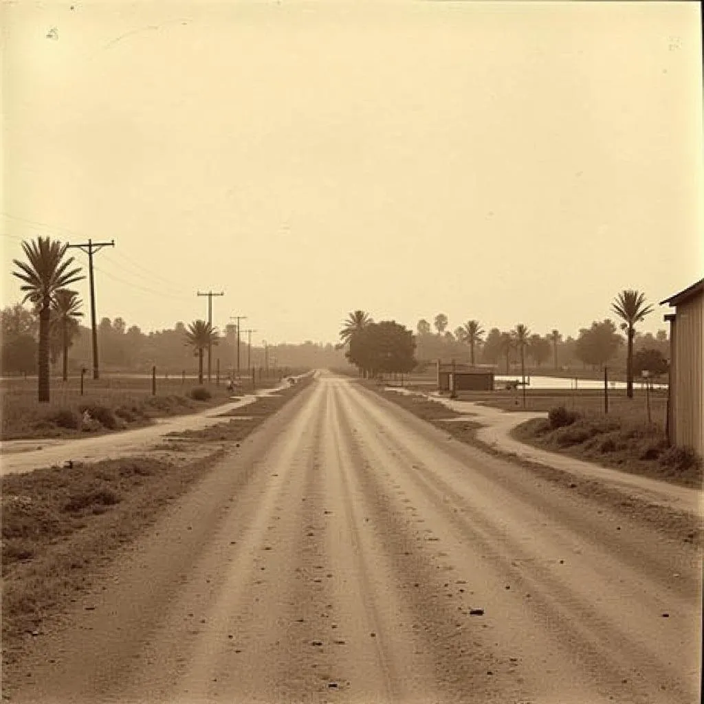 Ongole Airport in its early years