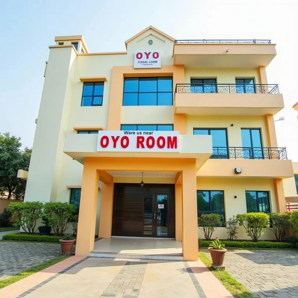 OYO Rooms exterior near Jolly Grant Airport