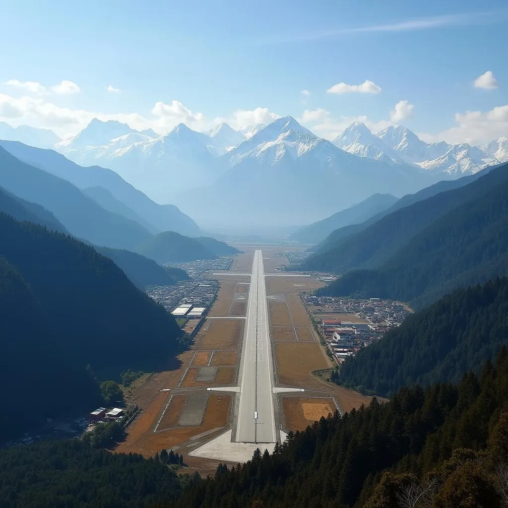 Pakyong Airport Sikkim Himalayas