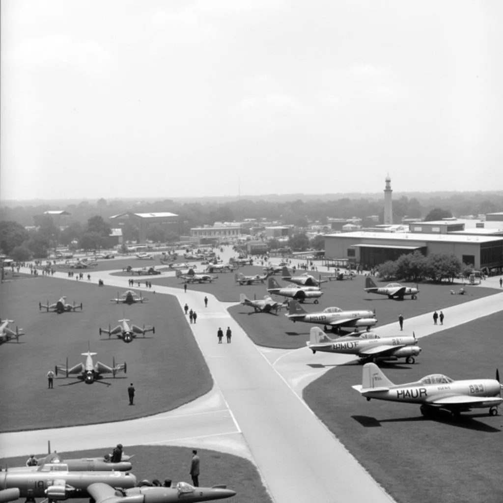 Palam Airport during World War II