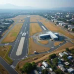 Pathankot Airport Aerial View