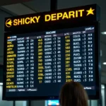 Pathankot Airport Departures Board