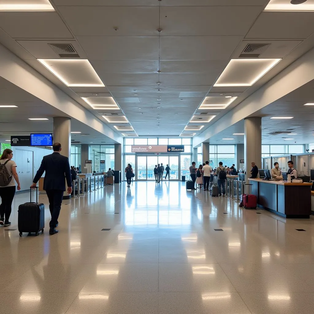 Arrival Hall at Pattaya Airport