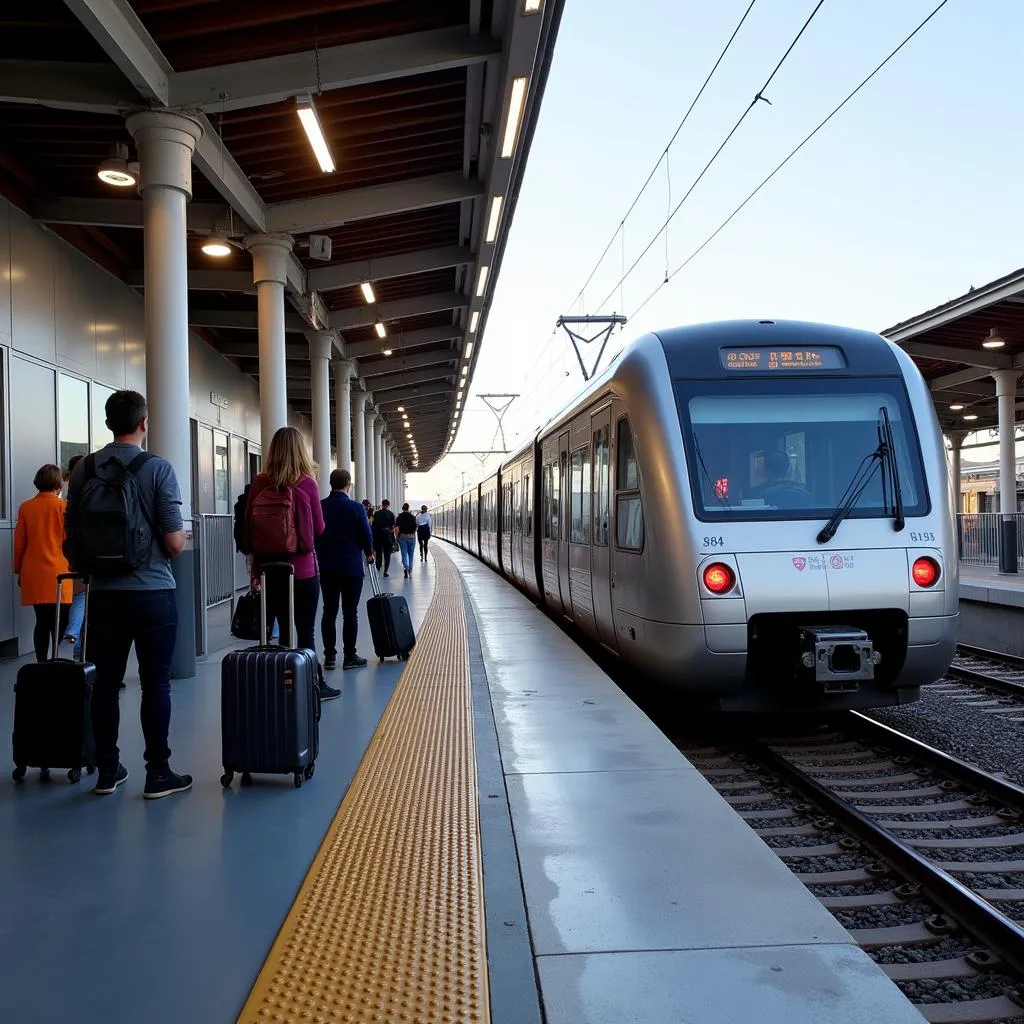 Perth Airport Train Platform