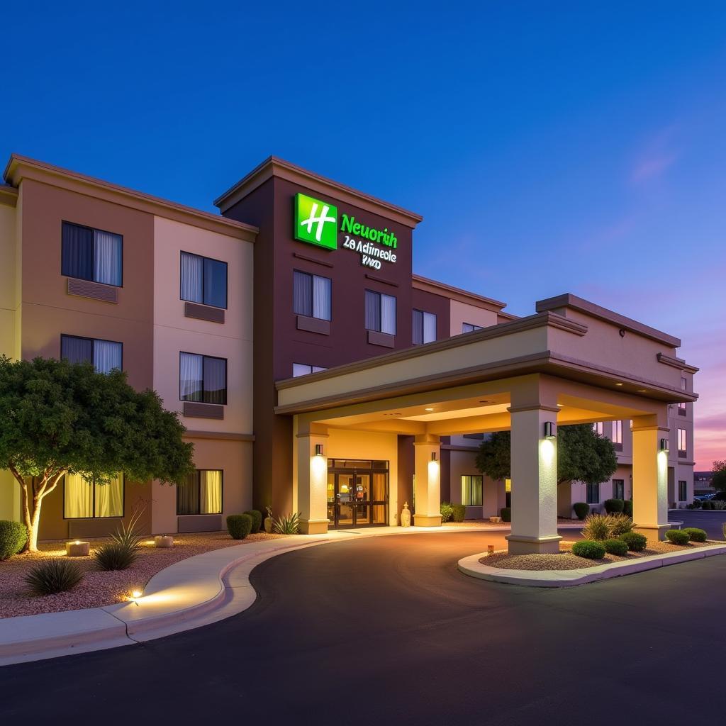 Modern Hotel Exterior Near Phoenix Mesa Airport