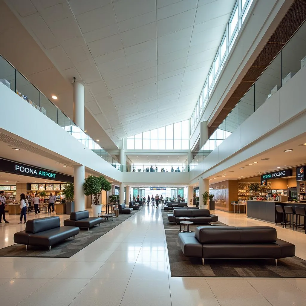 Poona Airport Terminal Interior