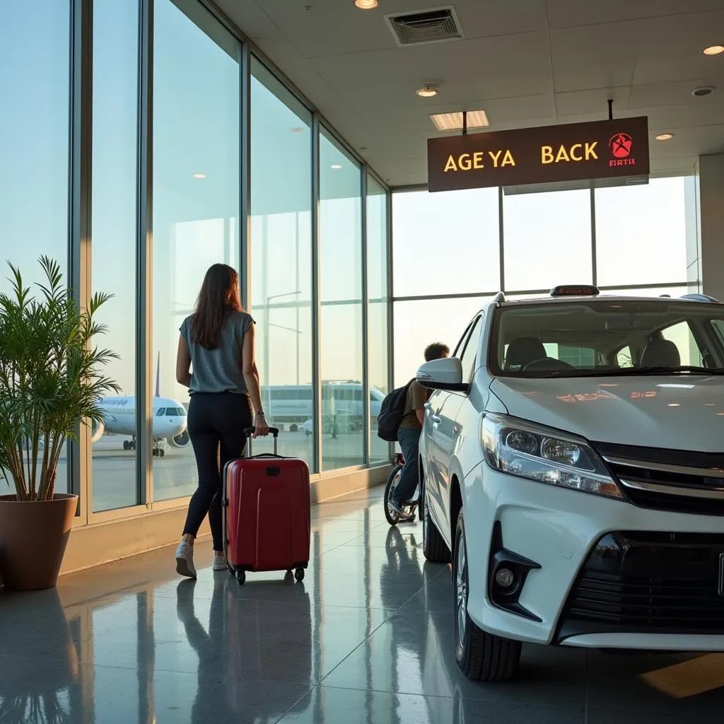 Pre-booked taxi at Surat Airport