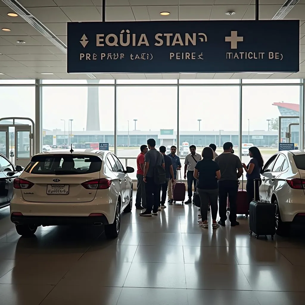 Pre-Paid Taxi Stand at Chennai Airport