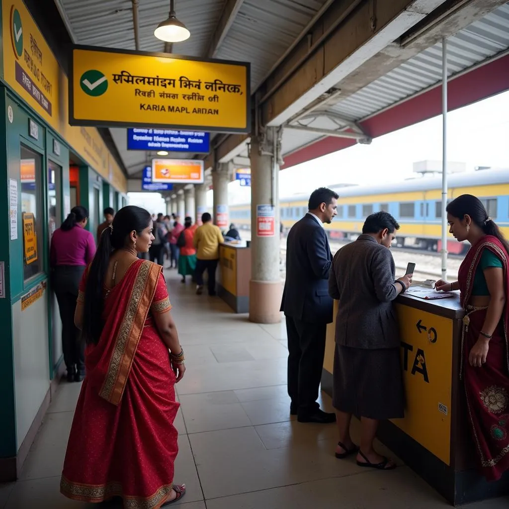 Prepaid taxi counter at Patna Railway Station