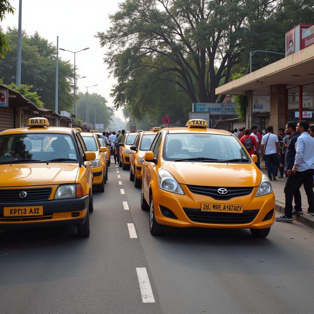 Prepaid Taxi Stand at Anand Vihar