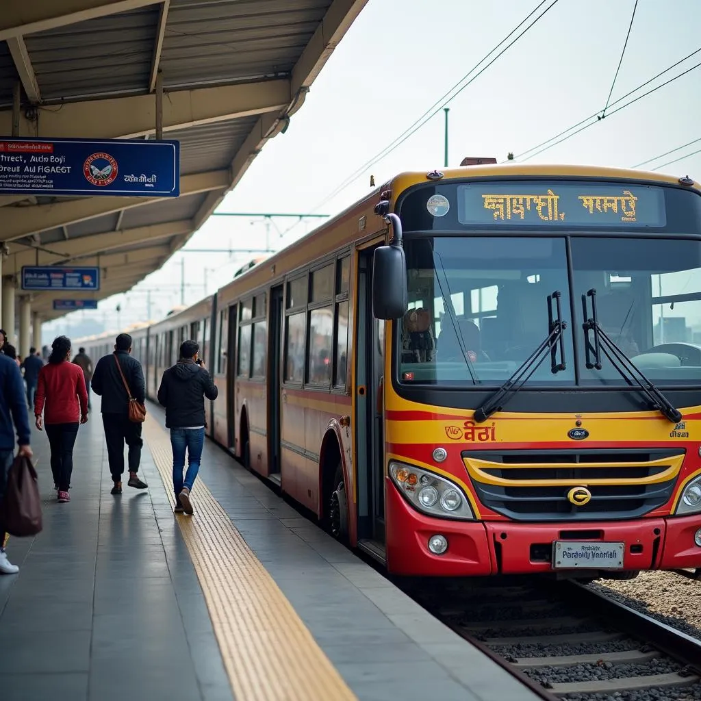 Public Bus Service at Delhi Airport