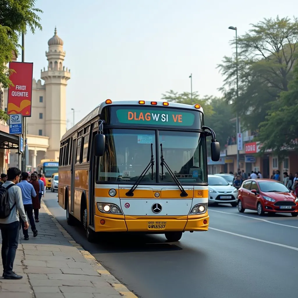 Image of a Bhopal City Bus