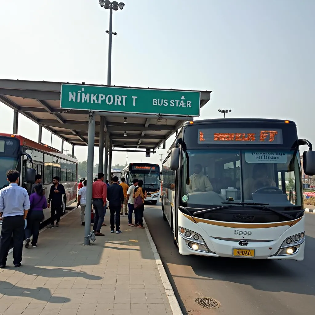 Pune Airport Bus Stop