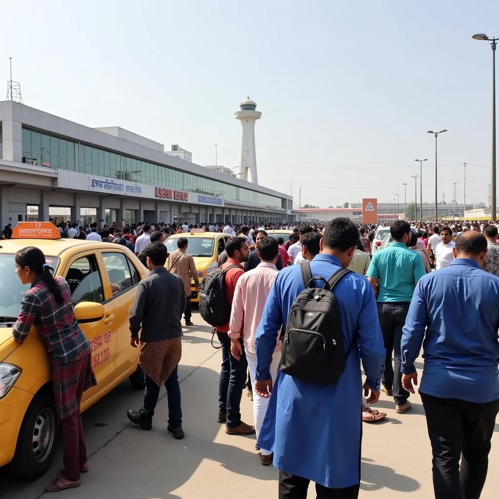 Taxi stand at Raipur Airport