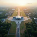 Rajamahendravaram Airport Aerial View